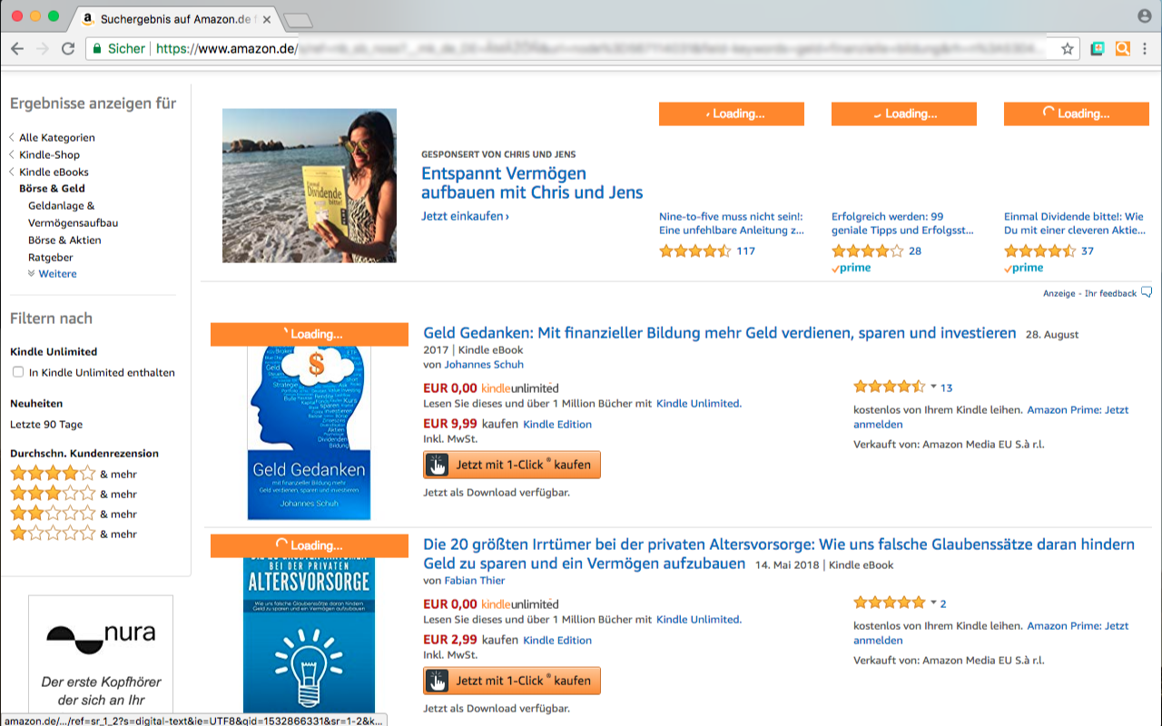 Amazon Bestseller Rang von Pineapple Developer, Inhaber Johannes Schuh - Screenshot des Chrome Extensions