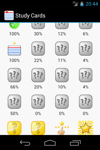 StudyCards von Pineapple Developer, Inhaber Johannes Schuh - Screenshot der Android App
